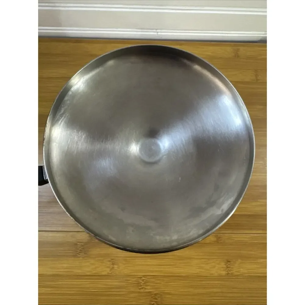 Vintage Farberware 3 QT Saucepan Pot W/ Lid Stainless Steel Aluminum Clad